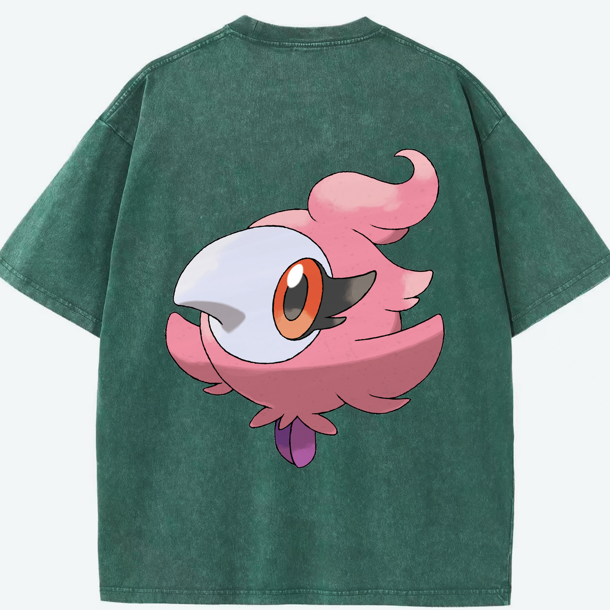 （画像用） ポケットモンスター Pokémon 綿100% ヴィンテージ風 半袖Tシャツ（背面プリント）